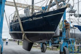 Voilier en acier  40 pieds design Bruce Roberts, 40 pieds, 2005, La flaneuse