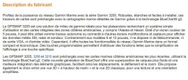 Traceur de cartes couleur Garmin GPSMAP 3205 avec capteur GPS
