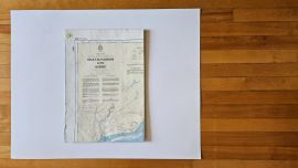 6 cartes marines Fleuve Saint-Laurent
