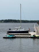 Catalina 25 quille rétractable, 25 pieds, 1986, Le Guerrier Pacifique  -    mouillage inclus Voile Sansoucy