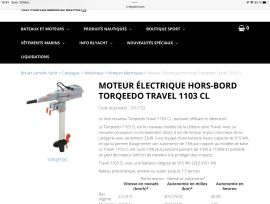 Moteur électrique Torqeedo travel 1103
