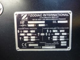 Bateau Pneumatique Zodiac MK-2 Classic, 12.6 pieds