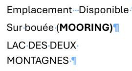 Emplacement lac des deux montagnes , , 2026