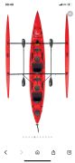 Voilier-kayak trimaran, 19 pieds