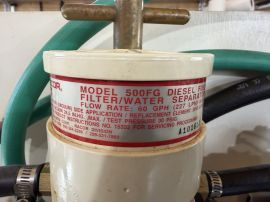 Pompe à diesel avec filtre