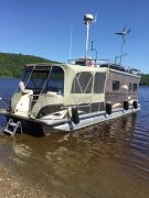 Ponton roulotte Southland, 34 ft, 2011, Bateau maison