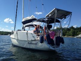 Catalina 34 MKll, 34 pieds, 1990, Kalaural   -   (avec plage arrière ouverte)