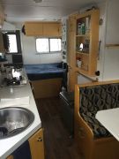 Ponton roulotte Southland, 34 pieds, 2011, Relaxo