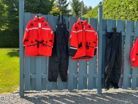 Ensemble manteau et pantalon de flottaison