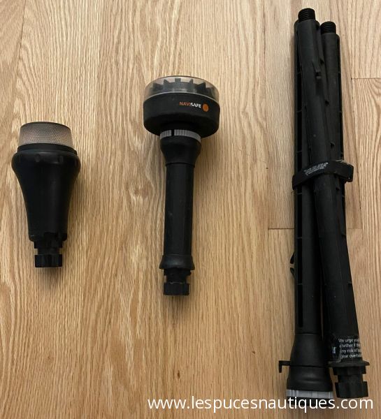 Feu De Mouillage De Bateau, Feu De Mouillage De Navigation, 12 Pouces Feu De Poupe De Bateau Pliable à LED Feux De Navigation Maritime Pour Ponton, Bateaux De Pêche, Yachts, Marine