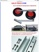 Roues pour pneumatique dinghy 