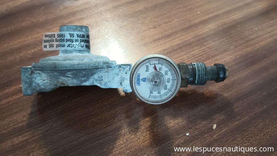 Régulateur à propane un étage avec jauge