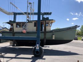 Trawler / Chalutier 35' - Homardier converti plaisance, 35 pieds, 1989, L’aventurier des mers