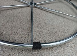 Barre à roue inox 36 pouces 