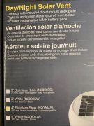 Aerateur solaire pour bateau