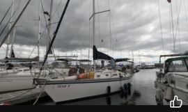 Hunter 434 , 34 ft, 1983, Nauty Girl (ex Reva II) - TAXES CANADIENNES PAYÉES