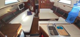 Hunter 434 , 34 ft, 1983, Nauty Girl (ex Reva II) - TAXES CANADIENNES PAYÉES