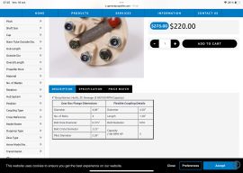 Coupleur flexible pour moteur voilier