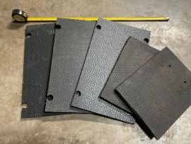 Amortisseurs de caoutchouc pour ber